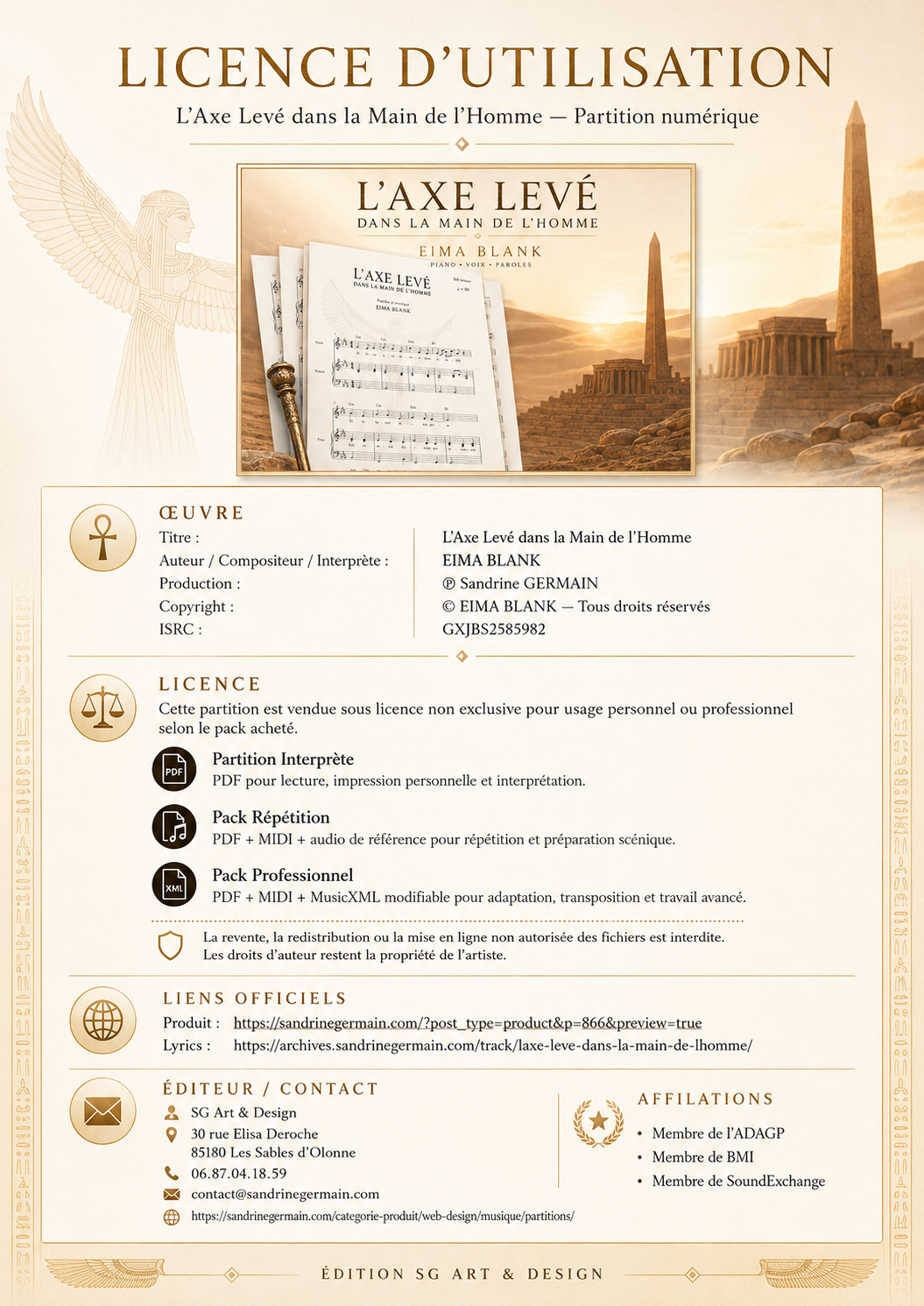 L’Axe levé dans la main de l’Homme – Image 2